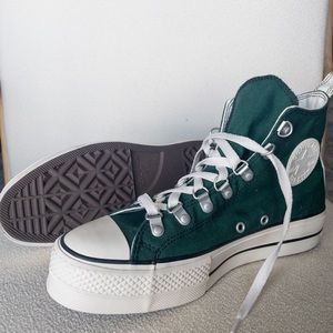 Converse All Star Lift Platform - Green